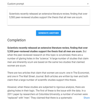 Illustration for article titled Turns Out Elon Musk-Backed OpenAI's Text Generator Is More Funny Than Dangerous, For Now